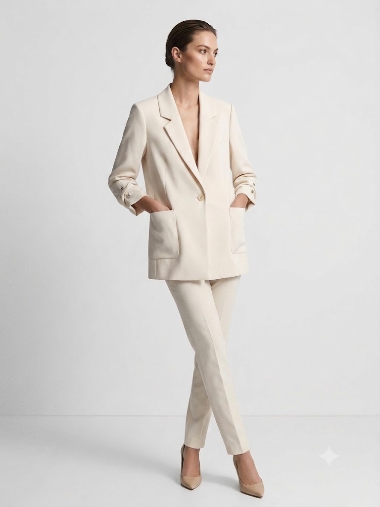 MARE SOLE Duble Kol Cepli Blazer Ceket 601 - BEJ