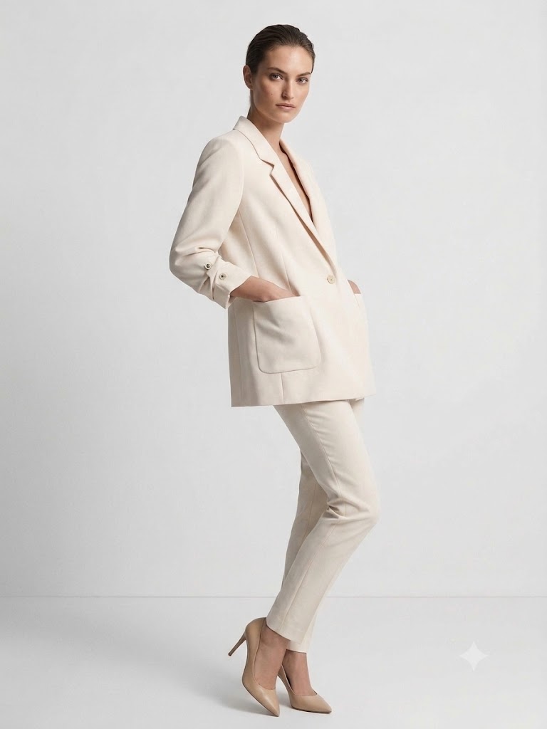 MARE SOLE Duble Kol Cepli Blazer Ceket 601 - BEJ
