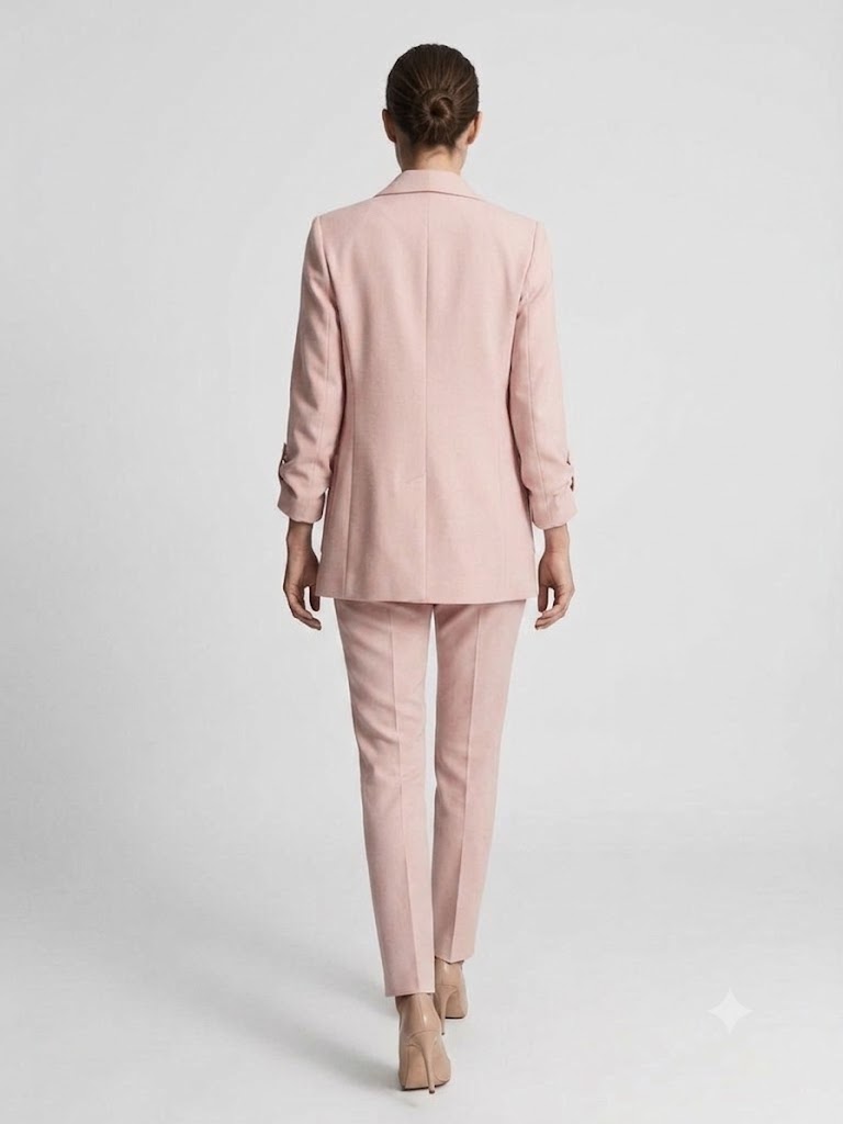 MARE SOLE Duble Kol Cepli Blazer Ceket 601 - pembe