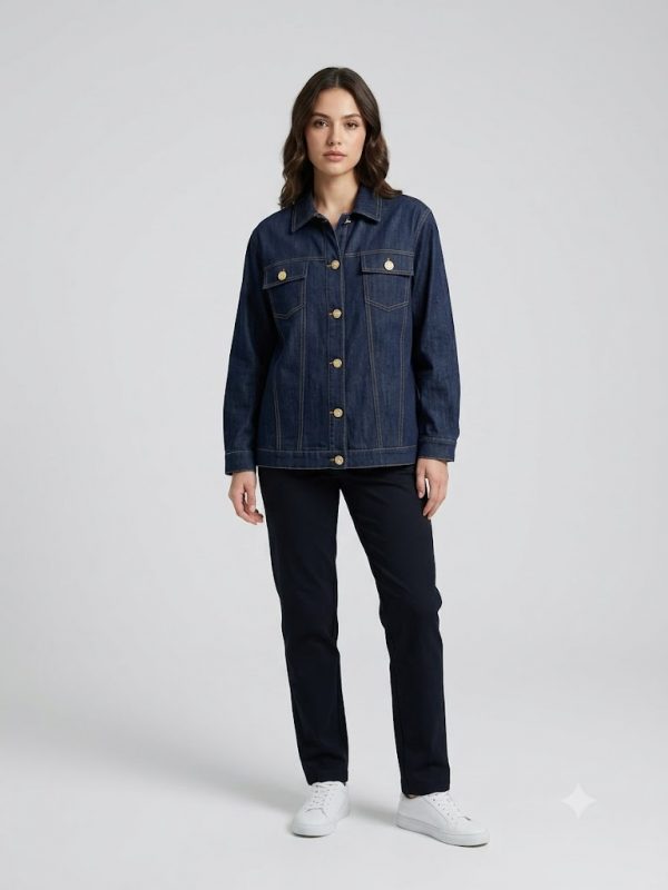 TOLGA SARAÇOĞLU Premium Denim Kadın Ceket 50166