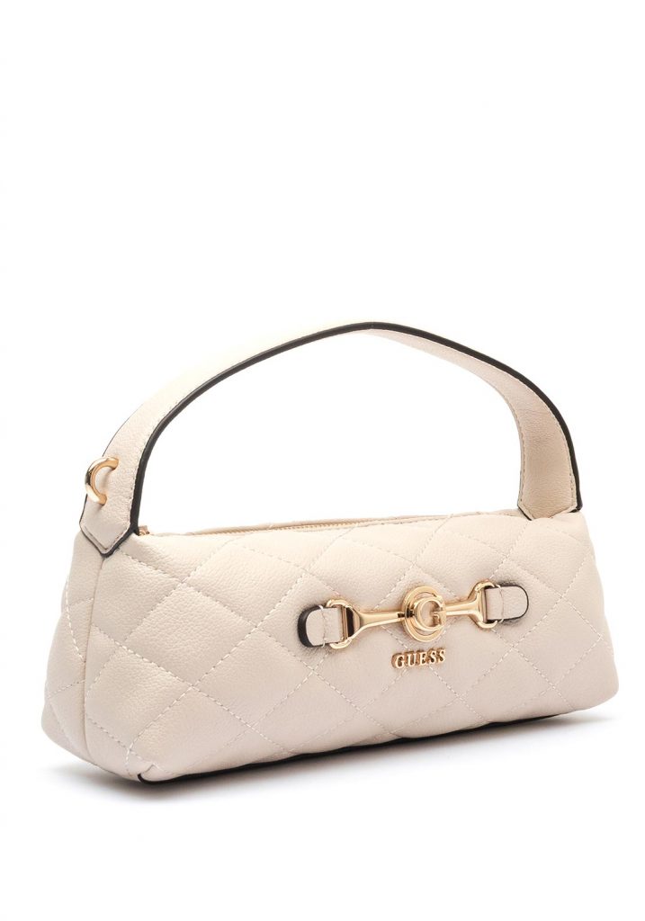 GUESS Frances Mini Omuz Çantası HWQG2241720 - EKRU