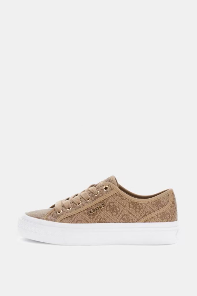 GUESS Jelexa Suni Deri Spor Ayakkabı FLTJ10FAL12 - BEJ