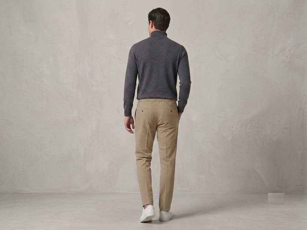 CAVANNA Jogger Fit Smart-Casual Pantolon 9395 - BEJ