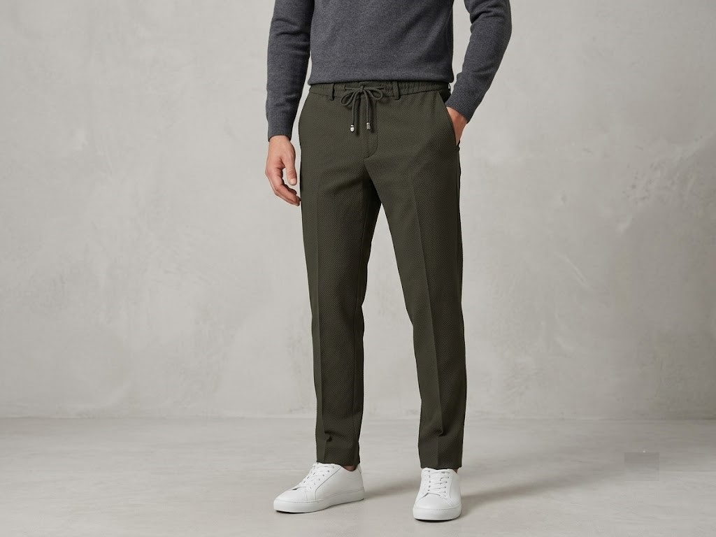CAVANNA Jogger Fit Smart-Casual Pantolon 9395 - HAKİ