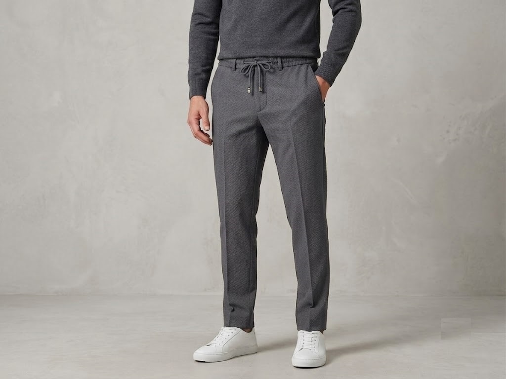 CAVANNA Jogger Fit Smart-Casual Pantolon 9395 - GRİ