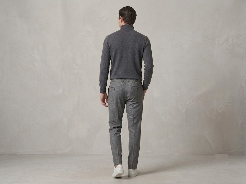 CAVANNA Jogger Fit Smart-Casual Pantolon 9395 - GRİ