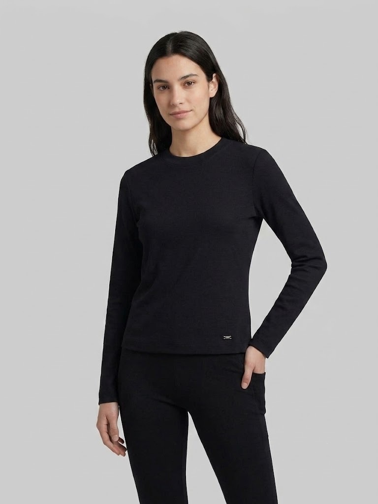 DOSSO DOSSİ PHARDİ Bisiklet Yaka Metal Logolu Basic T-Shirt 3023