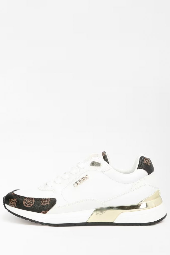 GUESS Spor Ayakkabı FL5MOXFAL12 - beyaz-kahve
