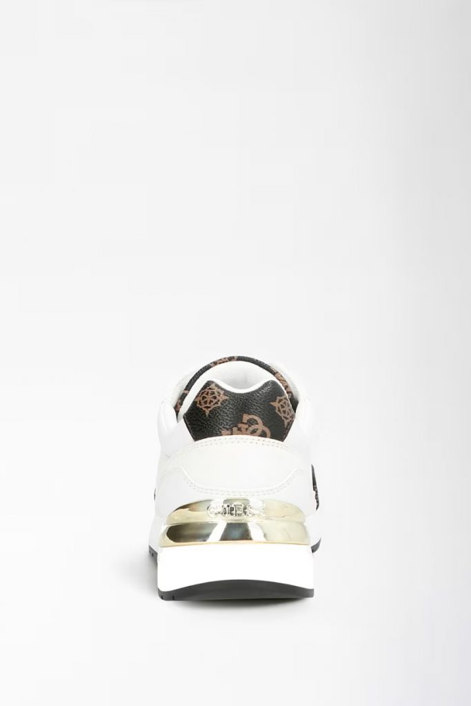 GUESS Spor Ayakkabı FL5MOXFAL12 - beyaz-kahve