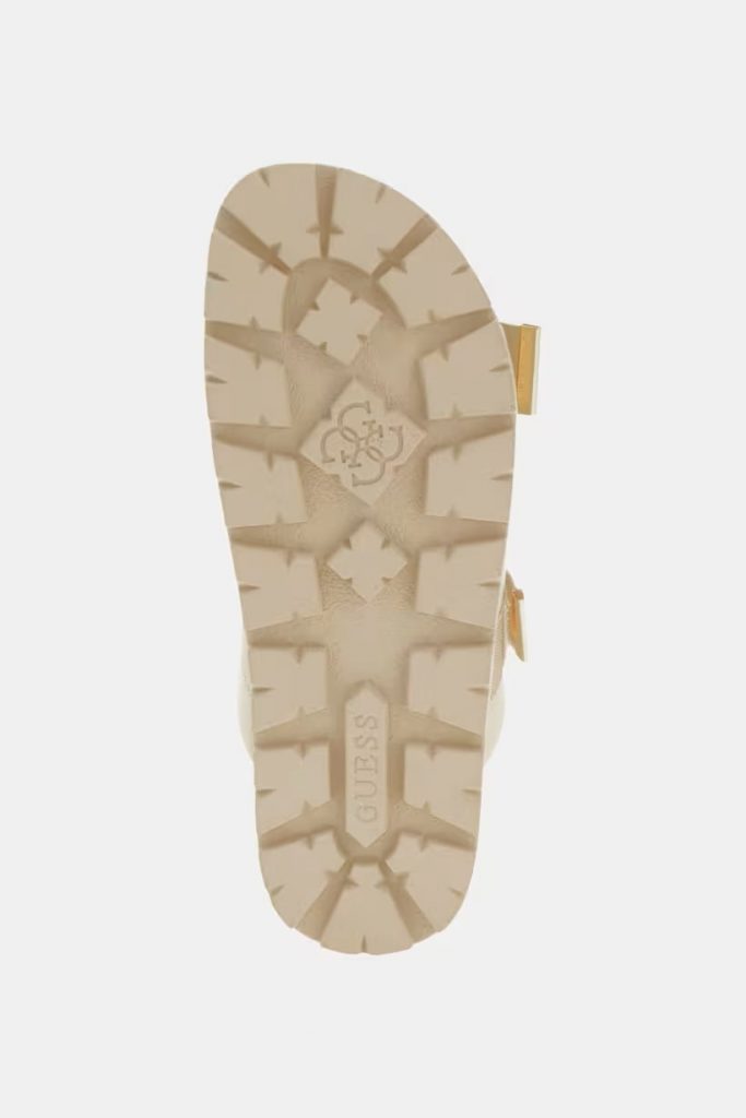GUESS Faxona Logo Sandalet FLTFAXFAB03 - BEJ