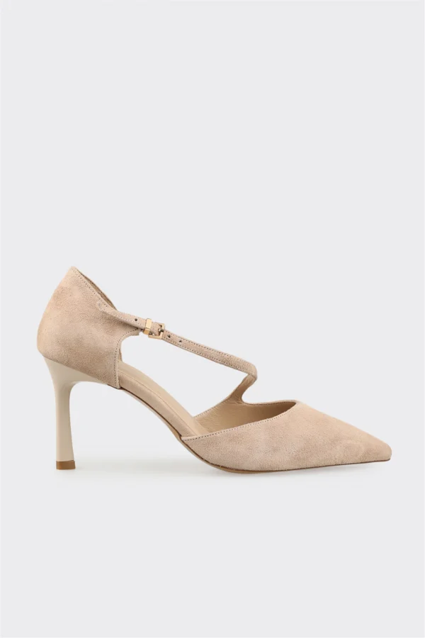 GUESS Süet Topuklu Ayakkabı FLTNAPSUE08