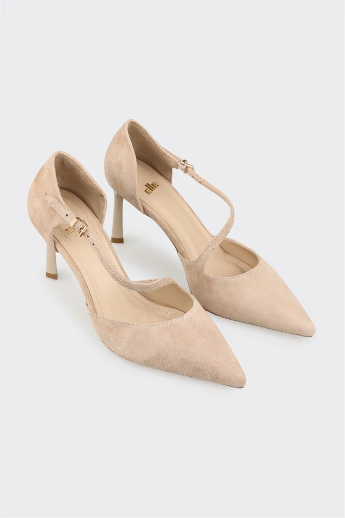 GUESS Süet Topuklu Ayakkabı FLTNAPSUE08