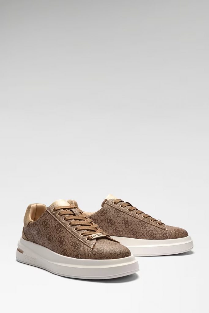 GUESS Elba Suni Deri Spor Ayakkabı FMPELAFAL12