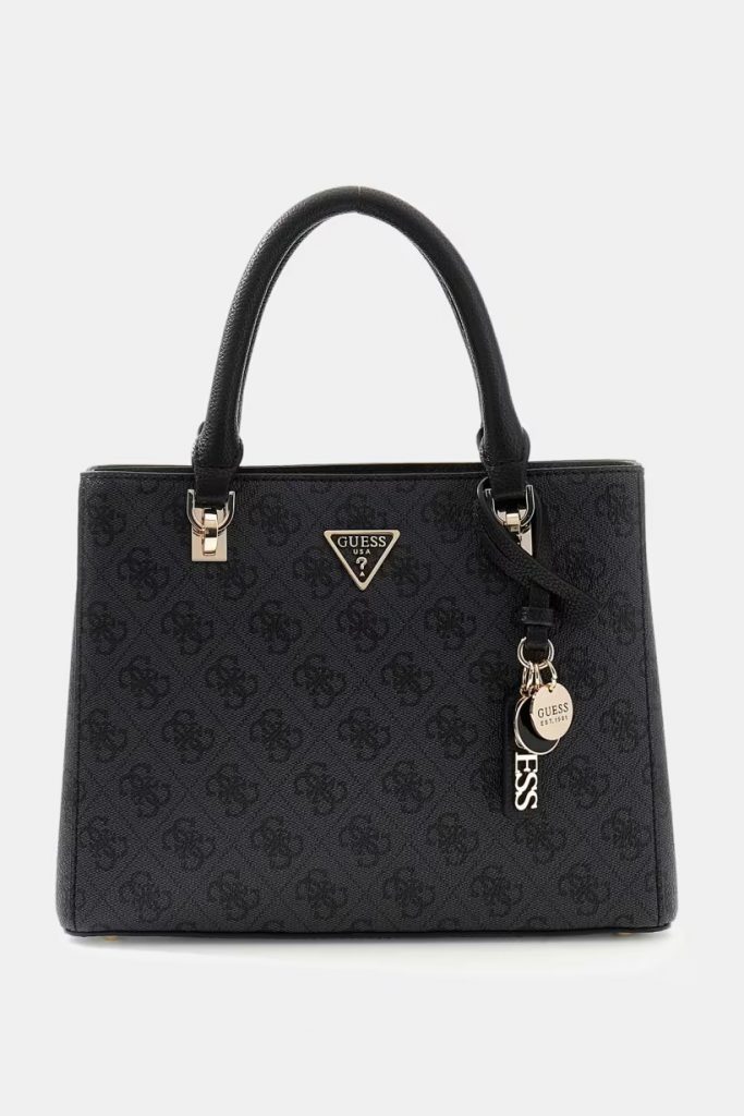 GUESS Noelle 4G Logolu El Çantası HWBG9672050 - ANTRASİT