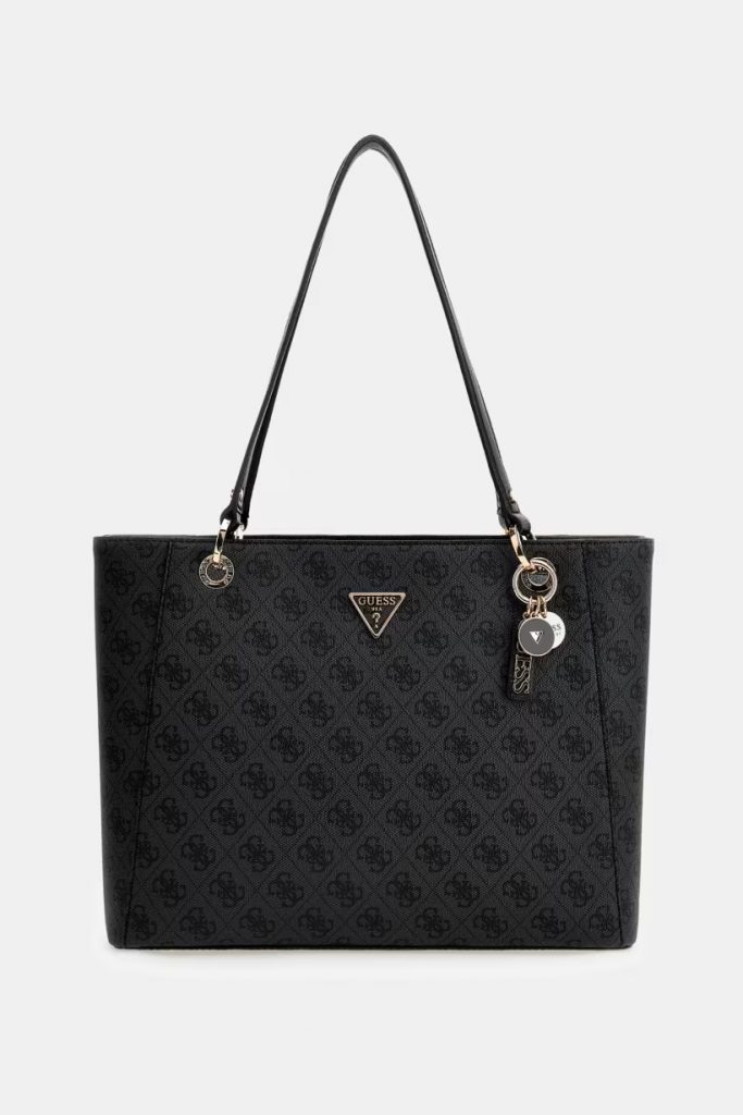 GUESS Noelle 4G Logolu Omuz Çantası HWBG9672260 - ANTRASİT
