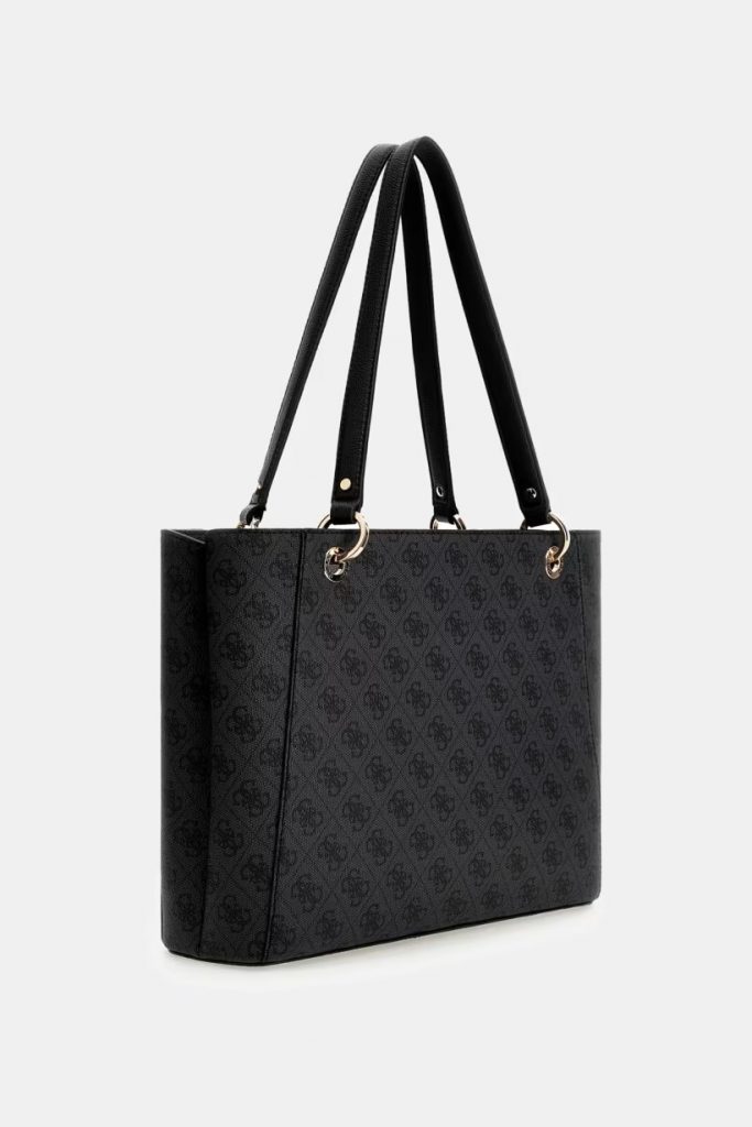 GUESS Noelle 4G Logolu Omuz Çantası HWBG9672260 - ANTRASİT