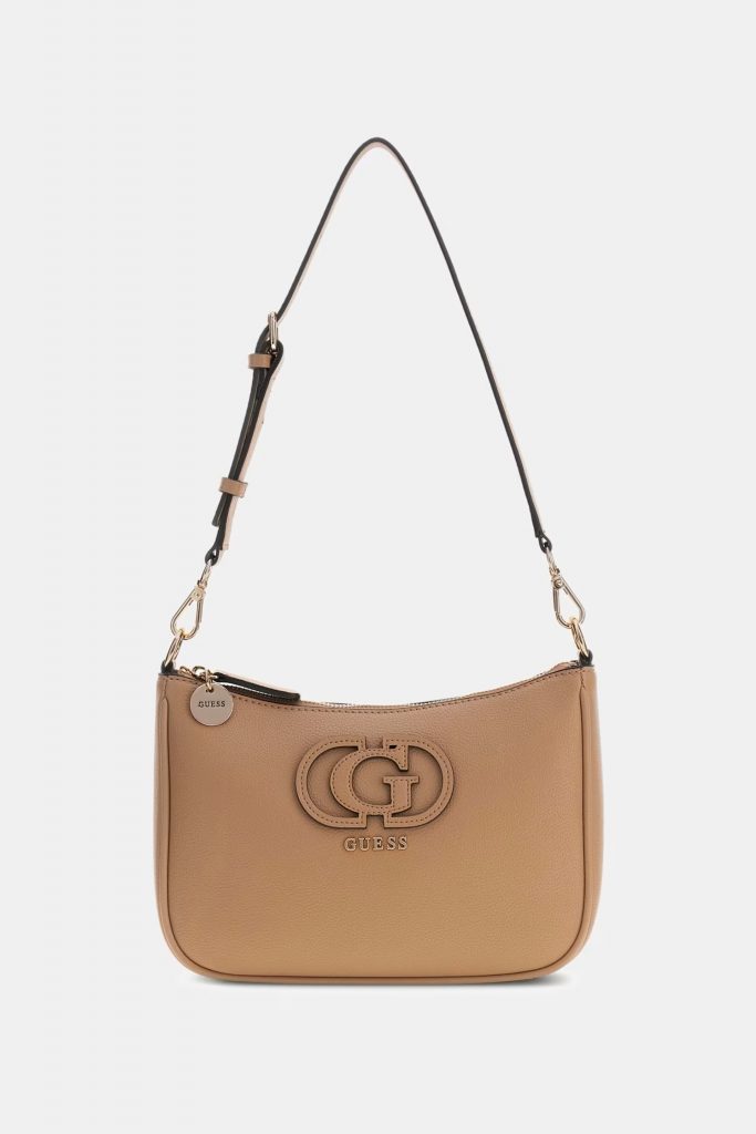 GUESS Isola Logo Omuz Çantası HWBG9905180 - BEJ