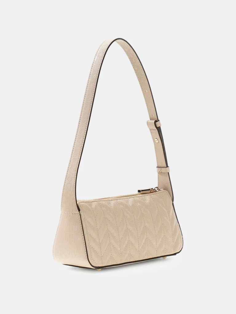 GUESS Stacey Omuz Çantası HWGG9741720 - BEJ