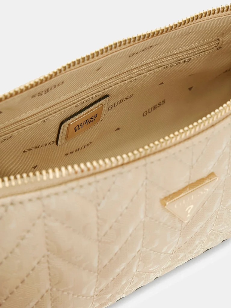 GUESS Stacey Omuz Çantası HWGG9741720 - BEJ