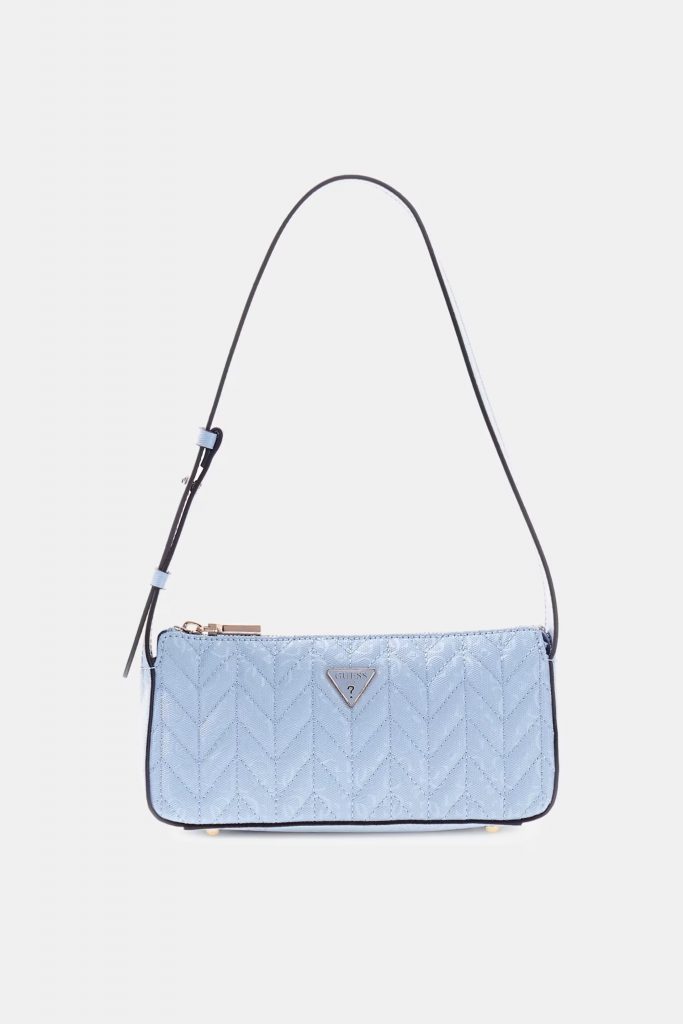 GUESS Stacey Omuz Çantası HWGG9741720 - MAVİ