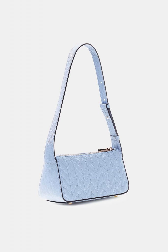 GUESS Stacey Omuz Çantası HWGG9741720 - MAVİ