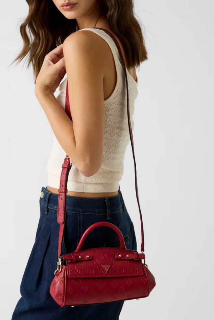 GUESS Diana Satchel Çanta HWPD9727760 - visne