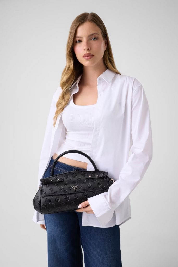 GUESS Diana Satchel Çanta HWPD9727760 - Siyah