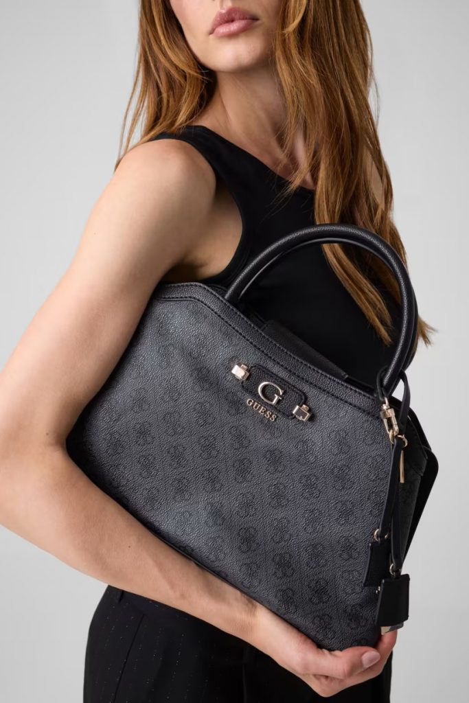 GUESS Lindsey Omuz Çantası HWSG9749060 - ANTRASİT