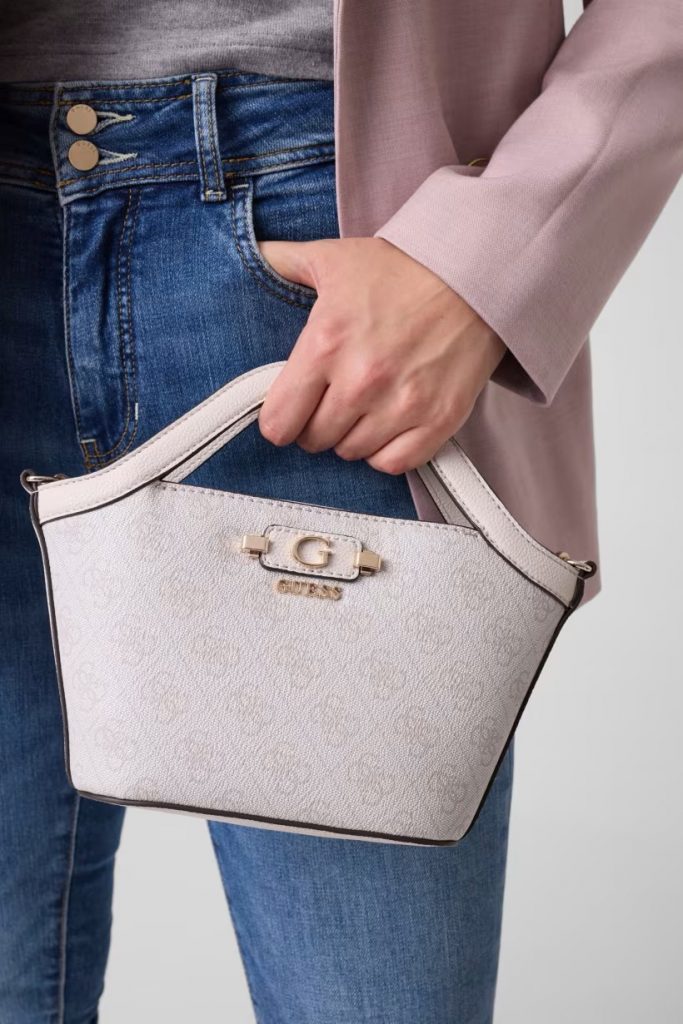 GUESS Lindsey El Çantası HWSG9749750 - kemik