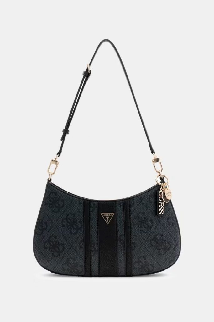 GUESS Noelle Omuz Çantası HWSS9672180 - ANTRASİT