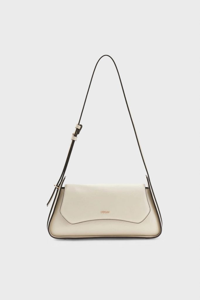 GUESS  Xena Logolu Ayarlanabilir Askılı Çanta HWTC9731190 - KREM