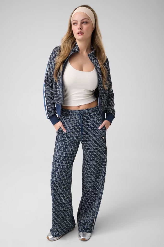 GUESS 4G Logolu Eşofman Altı Pantolon V6YB27K5181 - Lacivert