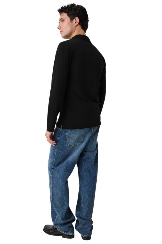 GUESS Logo Yamalı Polo Sweat M6YP36K4395