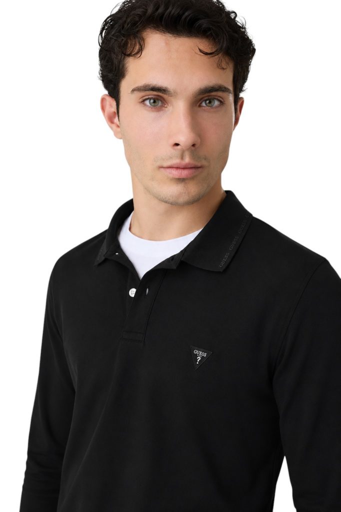 GUESS Logo Yamalı Polo Sweat M6YP36K4395