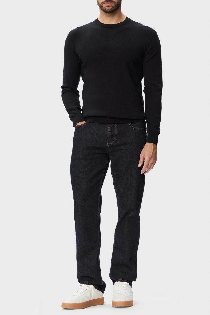 GUESS Nakışlı Logolu Kazak M6YR12Z0917