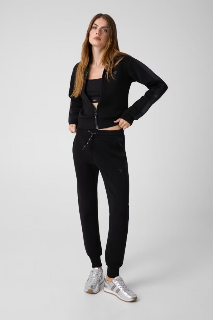 GUESS Yan Şerit Logolu Sweatshirt V2YQ17K7UW2