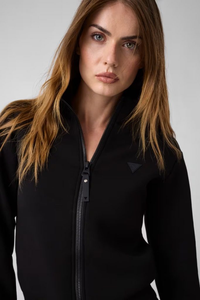 GUESS Yan Şerit Logolu Sweatshirt V2YQ17K7UW2