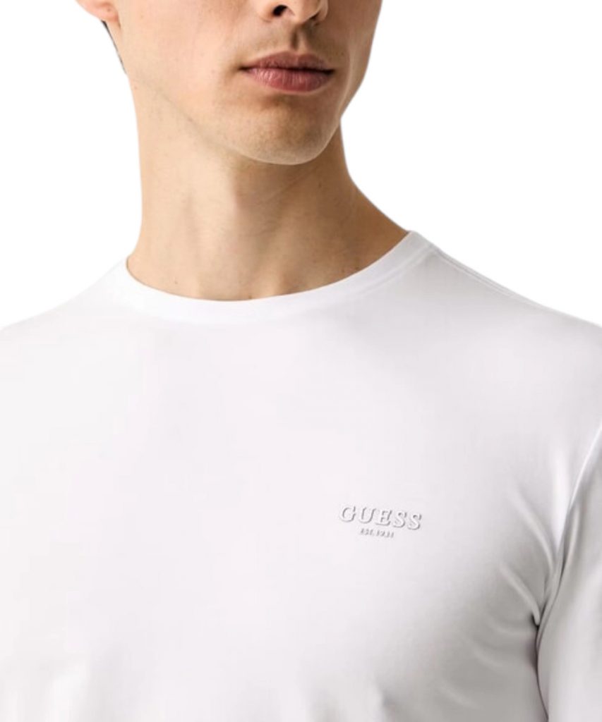 GUESS Uzun Kollu T-Shirt M6YI28K3733 - Beyaz