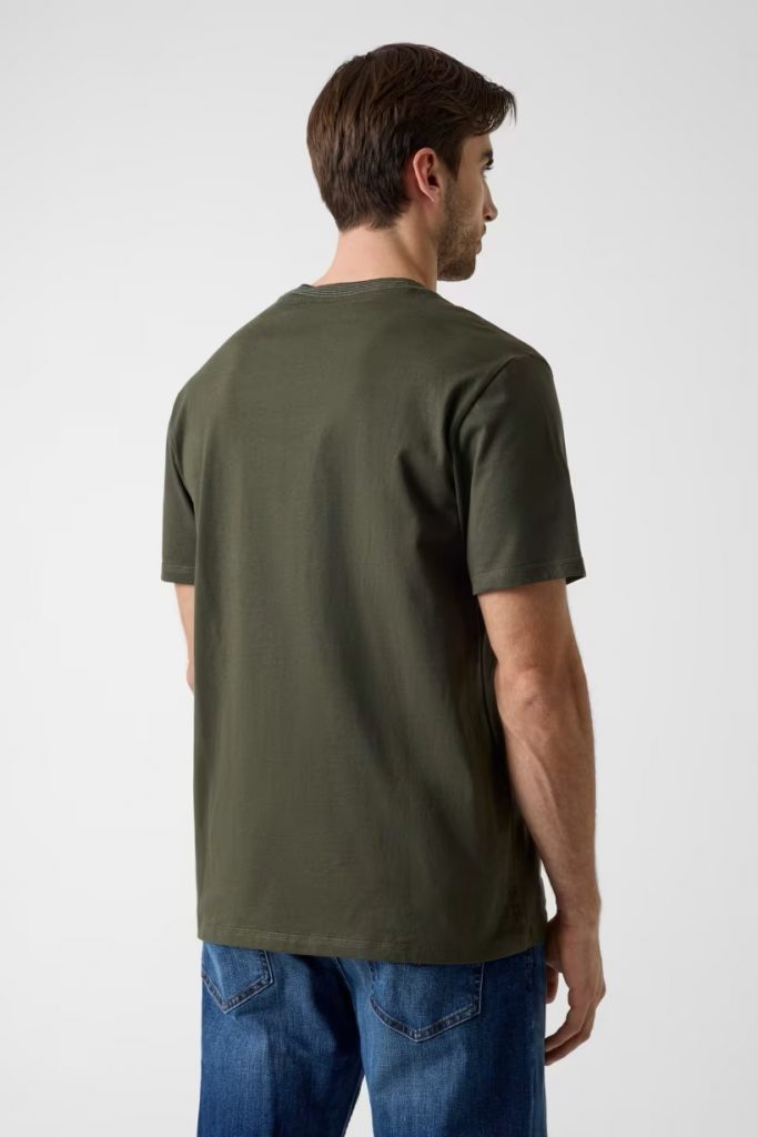 GUESS İşlemeli Logolu T-Shirt M6YI52K4238 - HAKİ