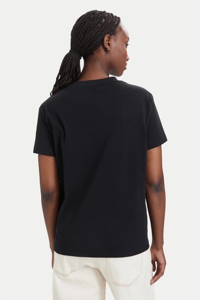 GUESS Elettra Kadın Aktif Regular Fit T-Shirt V6YI04K4268 - Siyah