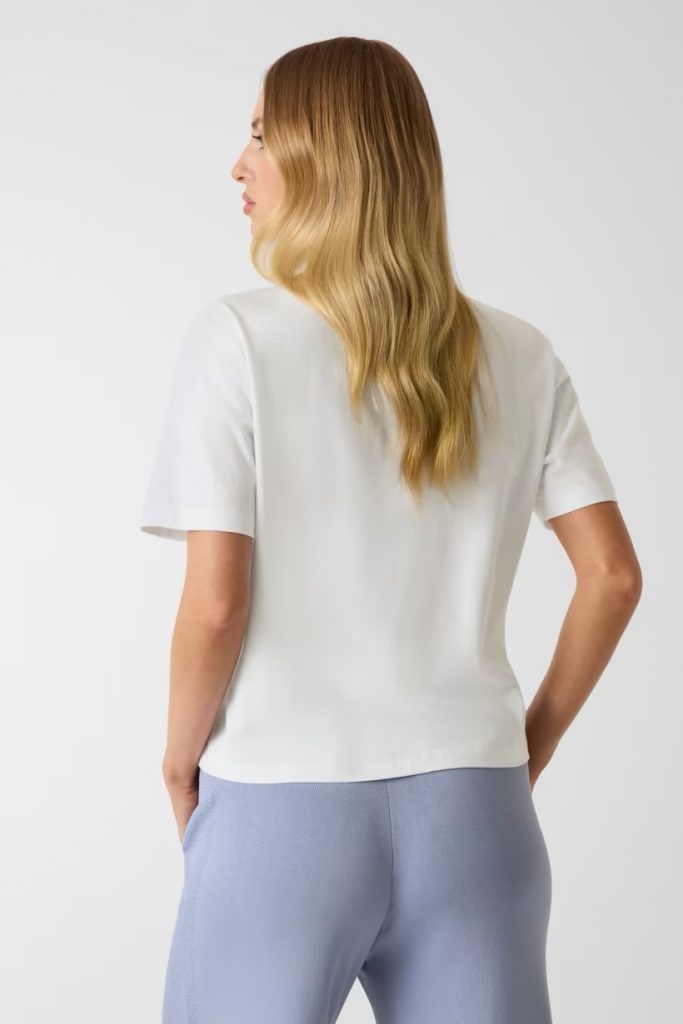 GUESS  Stras Taşlı T-shirt V6YI06K4273 - Beyaz