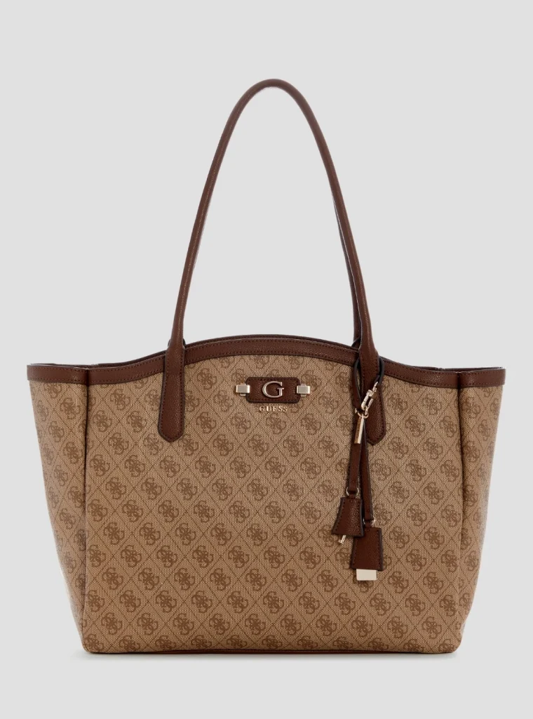 GUESS Logolu Lindsey Bez Çanta TWLB9749024 - Latte