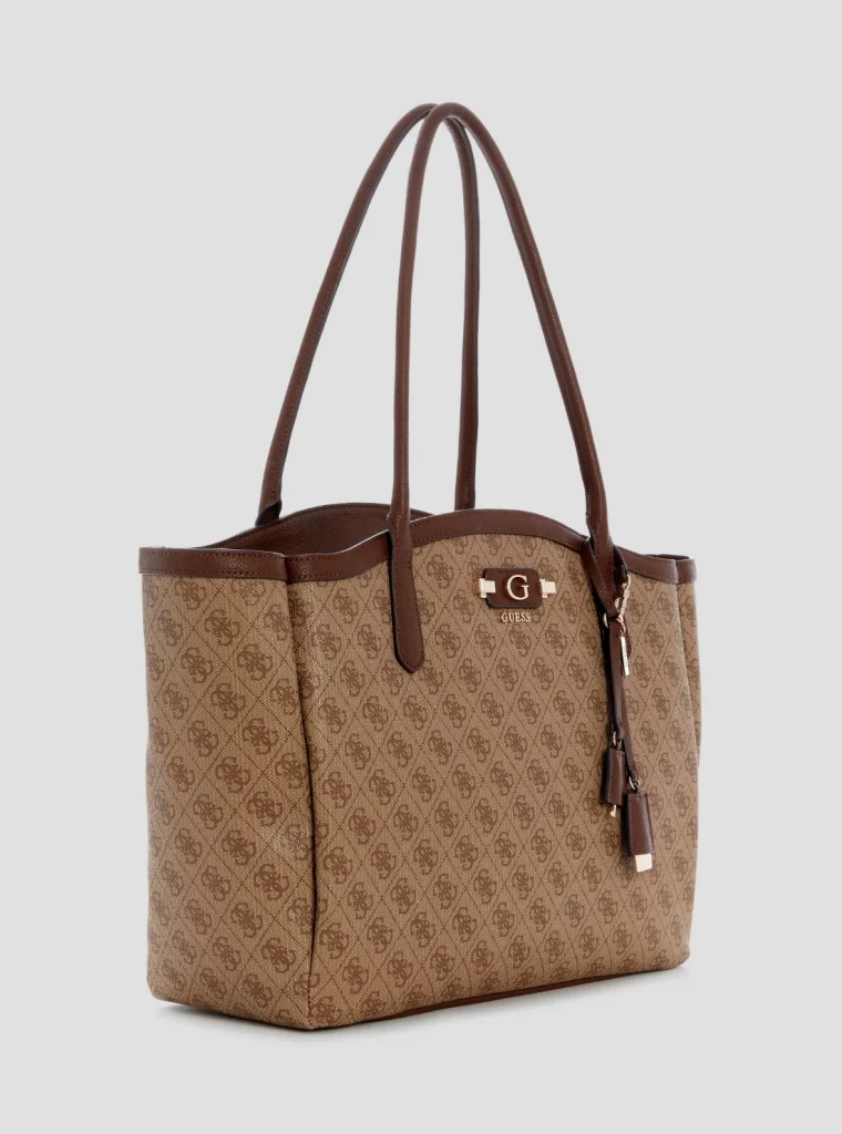 GUESS Logolu Lindsey Bez Çanta TWLB9749024 - Latte