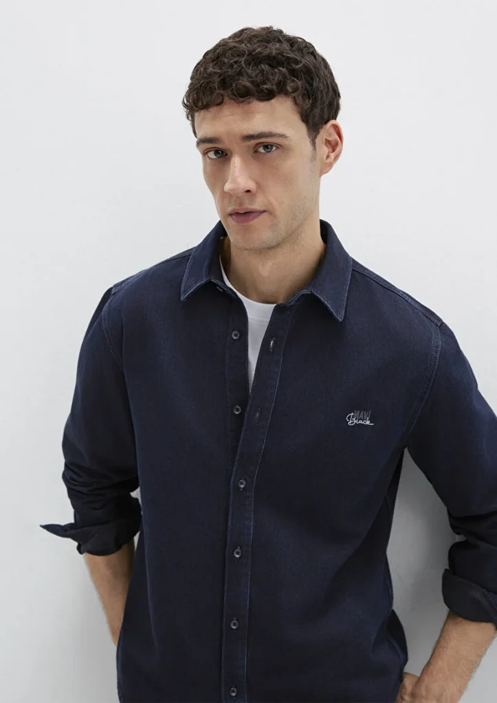 MAVİ Roy Lux Black Gece Mavisi Jean Gömlek M0210496-85224 - Lacivert