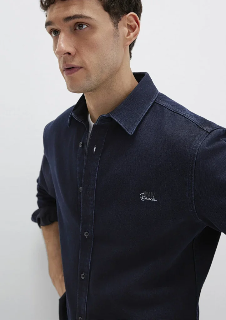 MAVİ Roy Lux Black Gece Mavisi Jean Gömlek M0210496-85224 - Lacivert