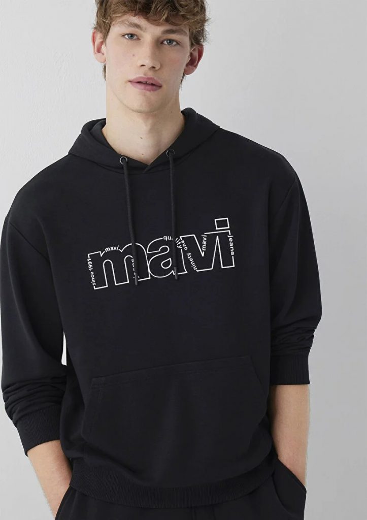 MAVİ Mavi Logo Baskılı Siyah Sweatshirt M0510196-900