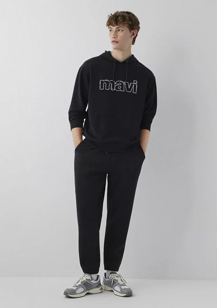 MAVİ Mavi Logo Baskılı Siyah Sweatshirt M0510196-900