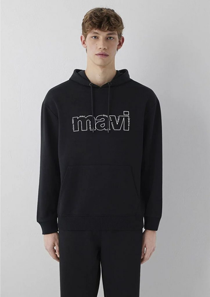 MAVİ Mavi Logo Baskılı Siyah Sweatshirt M0510196-900