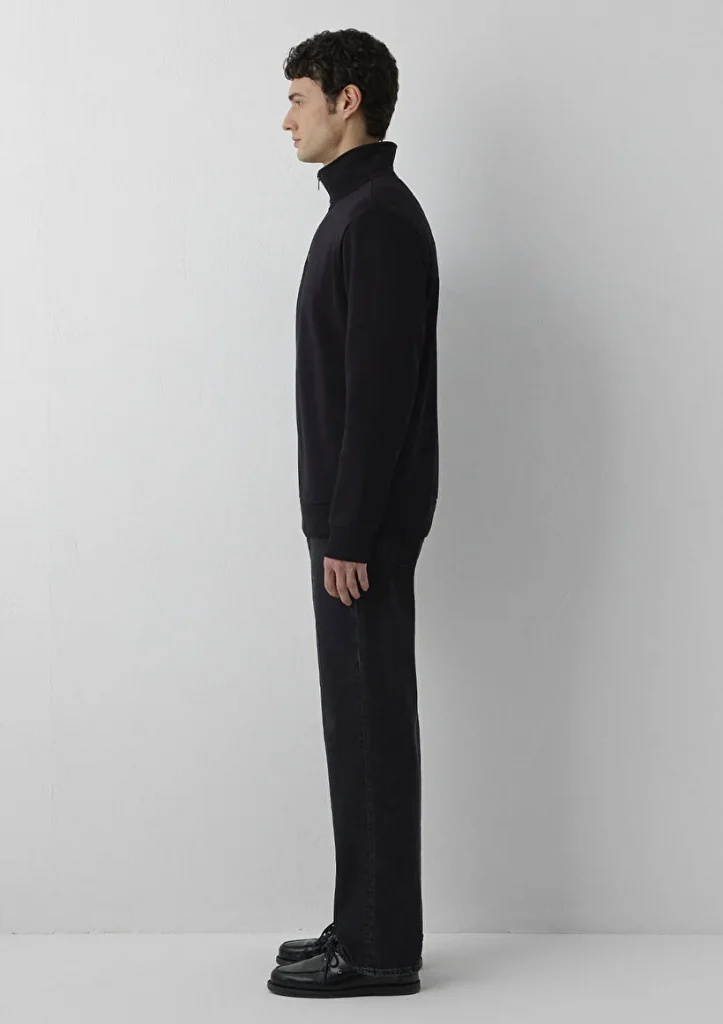 MAVİ Yarı Fermuarlı Erkek Sweatshirt M0S20027