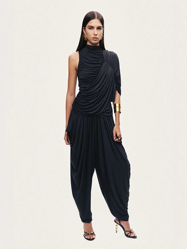 NOCTURNE Drapeli Şalvar Pantolon 3515